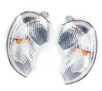 QASULER Luz de señal giro del coche, faro parachoques delantero, lámpara luz esquina marcador lateral, for Hyundai, for Terracan 2001-2006 Luz de señal de giro del coche(BLACK Left and right)