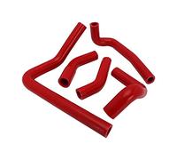 QASULER Manguera de silicona for radiador de motocicleta, tubo de agua CR250 CR250R CR 250 R 2002-2007 2003 2004 2005 2006 2007, Rojo Manguera de radiador de motocicleta