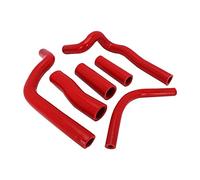 QASULER Manguito de refrigeración radiador silicona for motocicleta, tubo agua CR500R CR 500R 500 R 1990-2000 2001, rendimiento todoterreno Manguera de radiador de motocicleta