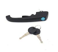 QASULER MANIJA DE PUERTA DELANTERA IZQUIERDA DERECHA DEL COCHE CON BARRIL BLOQUEO, for VW, TRANSPORTER T3 1979 1989 1990 1991 1992 OE 251837205 Kit de cerradura para manija de puerta de coche