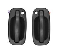 QASULER Manija de puerta exterior coche ABS, perilla del lado pasajero, for Chevy, Silverado Sierra 1999-2006, manija delantera derecha Kit de cerradura para manija de puerta de coche(Left and right)