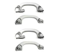 QASULER Manija de techo de coche gris, reposabrazos de techo de coche, manija de techo de coche, for VW, Bora, Golf, MK4 18G 857 607 18G857607 Asidero de techo interior(Gray 1 set 4pcs)