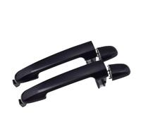 QASULER Manija exterior de puerta (1/2/4 piezas, delantera, trasera, izquierda o derecha) for Hyundai (2006, 2007, 2008, 2009, 2010, 2,4 l, 3, l) Manija de puerta de repuesto externa(Rear Pair)