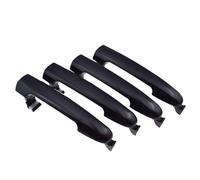 QASULER Manija exterior de puerta (1/2/4 piezas, delantera, trasera, izquierda o derecha) for Hyundai (2006, 2007, 2008, 2009, 2010, 2,4 l, 3, l) Manija de puerta de repuesto externa(No Cap X4)