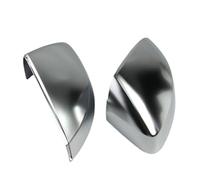 QASULER Matt Chrome Mirror Cover Rearview Side Cap, for, A3 2013-2018 Cubierta para espejo retrovisor de coche