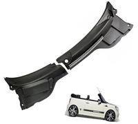 QASULER Nuevo panel de cubierta de parabrisas delantero de 2 piezas 51132751210 compatible con 2007-2015, for MINI, Cooper R57 R56 R55 Rejilla de cubierta de ventilación de limpiaparabrisas Cubierta d