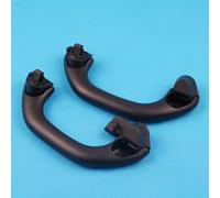 QASULER Nuevos tiradores de techo interior de barandilla de techo de coche delantero trasero negro, for VW, for Polo 6R 9N 2011-2018 6R0857607B 6R0857607C Asidero de techo interior(Front and Rear)