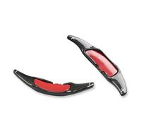 QASULER Paletas de cambio marchas del volante coche BPC, for Benz, AMG A45 C63 E63 S65 CLA45 CLS63 GLC GLS63 W176 W205 S205 W213 S213 W222 Cubierta del ala lateral del alerón trasero del co(Schwarz)