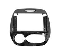 QASULER Panel de radio estéreo de 9 pulgadas, kit de molduras de tablero de audio, pantalla de panel, reproductor de DVD y radio de automóvil de 2Din, marco de fascia, for kit de montaje Captur 2016-2