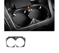 QASULER Panel Decorativo de Fibra de Carbono for el Interior del portavasos del Mercedes-Benz Clase C W205 GLC. Adhesivo para la Consola Central del Coche(with Three Colors)