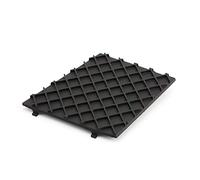 QASULER Par de parrillas deportivas, cubierta parachoques delantero, embellecedor parrilla malla inferior, for, E60 E61 M 2003-2010 Soporte para parachoques de coche(Right Side)