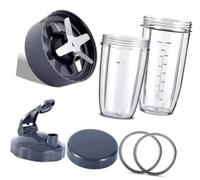 QASULER para licuadora, piezas de repuesto Blenders 600W/900W/PRO, para Forextractor, para Blade 32Oz Grandes tazas 24Oz Soporte de cuchilla para batidora
