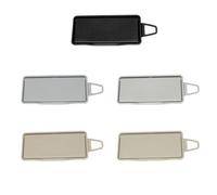 QASULER Parasol Visera Maquillaje Espejo Cosmético Cubierta, for Mercedes-Benz, E CLS Clase W212 C218 E200 E260 CLS300 Accesorios Interiores de Coche Espejo de tocador con visera solar(Gray White L)