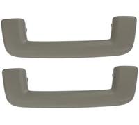 QASULER Pasamanos de seguridad for techo interior de coche, manija delantera y trasera for Land Rover, Discovery 3 y Discovery 4 (1 pieza trasera gris) Asidero para coche(BLACK 1 Pair Grey Front)