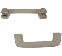 QASULER Pasamanos de seguridad for techo interior de coche, manija delantera y trasera for Land Rover, Discovery 3 y Discovery 4 (1 pieza trasera gris) Asidero para coche(BLACK 1pcs Beige Front)