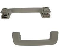 QASULER Pasamanos de seguridad for techo interior de coche, manija delantera y trasera for Land Rover, Discovery 3 y Discovery 4 (1 pieza trasera gris) Asidero para coche(BLACK 1pcs Grey Front)