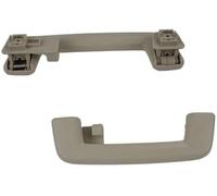 QASULER Pasamanos de seguridad for techo interior de coche, manija delantera y trasera for Land Rover, Discovery 3 y Discovery 4 (1 pieza trasera gris) Asidero para coche(BLACK 1pcs Beige Rear)