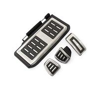 QASULER Pedales de coche, cubierta embrague freno combustible, compatible con Passat B8, 2017 2018, Seat, Leon 5F MK3, accesorios Reemplazo del pedal del automóvil(MT 4PCS)