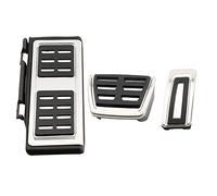 QASULER Pedales de coche, for VW, for Golf 7 GTi MK7 Lamando, for A3 S3 8V RS3 Cabrio, for Skoda, for Octavia, 5E A7 Rapid, for Seat, Leon Reemplazo del pedal del automóvil(3Pcs AT)