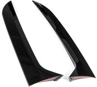 QASULER Pegatinas de ala lateral for ventana trasera, cubierta embellecedora, for VW, MK1 2007-2016, Kit carrocería alerón techo Cubierta lateral del alerón de la ventana trasera