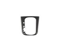 QASULER Pegatinas de fibra carbono real for panel cambio marchas, embellecedor interior, for VW, Golf, GTI R MK6, 2008, 2009, 2010, 2011, 2012, 2013 Embellecedor de ventilación de coche(Type A,LHD)
