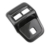QASULER Pegatinas decorativas for la salida de ventilación del aire acondicionado trasero interior coche, for Chevrolet, Equinox 2017 2018 2019 Protector Embellecedor de ventilación de coche(Schwarz)