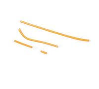 QASULER Pegatinas decorativas for tablero de instrumentos control central interior coche, ABS, 4 piezas, for Jeep, Renegade 2015-2016 Embellecedor de ventilación de coche(Orange)