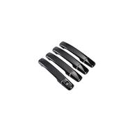 QASULER Pegatinas for manija de puerta de coche, accesorios de estilo, cromados en negro brillante, for NISSAN, Qashqai, j10 2007-2013 moldura de manija de puerta exterior(BLACK Black 0 Button)
