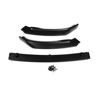 QASULER Protector de ajuste del alerón difusor labio divisor parachoques delantero coche B7 negro mate 3 piezas, for VW, for Passat, 2012-2015 Ajuste del alerón trasero del coche