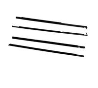QASULER Protector de borde de puerta de coche, for Mitsubishi, for Pajero, for Montero V73 V93 V97 2000-2016 Juego de 4 pegatinas de goma for ventana de coche protector de borde de puerta de coche