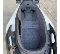 QASULER Protector de maletero trasero for motocicleta Forza 350 NSS350, for asiento, accesorios almohadilla tipo cubo Revestimiento del maletero trasero de la motocicleta(BLACK Top and lower)