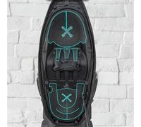 QASULER Protector de maletero trasero motocicleta, for asiento, for almohadilla cubo, for VOGE, for accesorios SR4MAX Sr4 Max Sr 4 Revestimiento del maletero trasero de la motocicleta(BLACK Bottom)