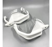 QASULER Protector de Manos for Parabrisas de Motocicleta, Cubierta Protectora for Manos NC700 X NC750X CTX700 CB650F 2014 2015 2016 2017 2018 Protectores de Manos para Motocicleta(White and Clear)