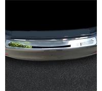 QASULER Protector de parachoques trasero for maletero coche, placa desgaste trasera, umbral puerta acero inoxidable, for Skoda, Octavia, A7 2014-2018 Protector de goma del parachoques trasero del coch