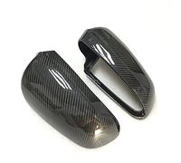 QASULER Real Carbon Fiber Rearview Side Mirror Cap Cover, for, A4 B6 B7 A6 C6 2003-2007 S4 Cubierta para espejo retrovisor de coche