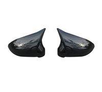QASULER Rear View Mirror Cover, for, B9 A4 S4 A5 S5 2016 - UP Side Caps Replacement Style Carbon Fiber Cubierta para espejo retrovisor de coche(1 pair black)