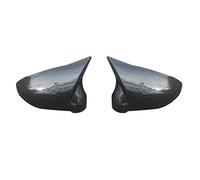 QASULER Rear View Mirror Cover, for, B9 A4 S4 A5 S5 2016 - UP Side Caps Replacement Style Carbon Fiber Cubierta para espejo retrovisor de coche(1 set Carbon pattern)