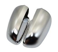QASULER Rearview Side Mirror Cap, for, A4 B6 B7 A6 2003-2007, Matt Chrome Cover Cubierta para espejo retrovisor de coche