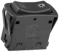 QASULER Reemplazo del interruptor de la luz freno coche lámpara parada for los camiones negro Unidad de activación de luz de pedal