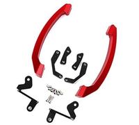 QASULER Reposabrazos de Barras Agarre for manija Pasajero Asiento Trasero Motocicleta, for, MT07 FZ07 R3 2014 2015 2016 Barra de Apoyo Trasera para Motocicleta(Black E)