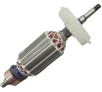 QASULER Rotor de amoladora angular compatible con GWS6-100, accesorio for herramientas eléctricas, repuesto de motor metálico de 220 V, for cable de cobre tipo 100 Rotor de armadura