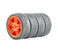 QASULER Ruedas de Goma ABS for HSP, HPI, Coche Carretera RC 1:10 905-6088 Juego de Ruedas de Carreras RC(905R-6088)