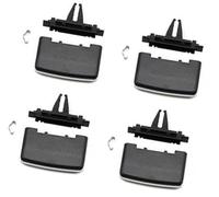 QASULER Salida de aire acondicionado, for Mercedes, for Benz, C GLK Clase C180 C200 C260 C300 GLK260 X204 W204 Aire acondicionado delantero Rejilla de ventilación de CA Clips de lengüeta deslizante Cl