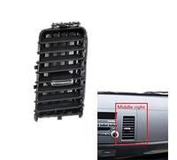 QASULER Salida de Aire Acondicionado, for Mitsubishi, for Lancer EX 2010 2011 2012 2013 2014 2015 Ventilaciones de Aire Acondicionado for Tablero Salida de ventilación del Coche(Black Middle Right)