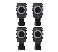 QASULER Sensor de aparcamiento PDC for coche, 4 unidades, for Toyota, for Prius 2016-2017 89341-48040 8934148040, sensor de ayuda for reserva de aparcamiento (plateado) Sensor de aparcamiento(Schwarz)
