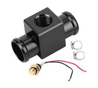 QASULER Sensores for automóvil Sensor de temperatura for Termostato Interruptor del agua ventilador refrigerante radiador Motocicleta ATV(Schwarz)