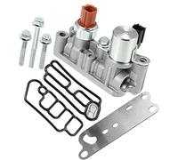 QASULER Solenoide de sincronización variable del motor automóvil con juego pernos junta, para