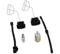 QASULER Tapa de combustible aceite Filtro Kit tubería, for repuesto sierras gas motosierra 4500 5200 5800 45cc 52cc 58cc Tapa del tanque de combustible para maquinaria de jardín
