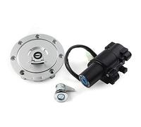 QASULER Tapa de combustible y tapa de interruptor de encendido, for asiento, juego de llaves de bloqueo, accesorio for motocicleta CB500 CB600F Accesorios para motocicletas