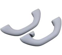 QASULER Tirador de techo, gris, for la parte delantera y trasera del coche, for VW, POLO, 6R 9N 2011-2018 6R0857607B 6R0857607C (tamaño: delantero y trasero) Asidero para coche